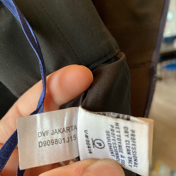 DVF JAKARTA SILK DRESS SIZE 8 - Picture 4 of 12